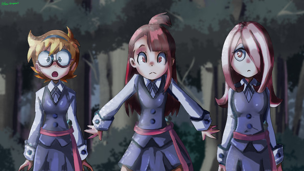 Little witch academia redraw