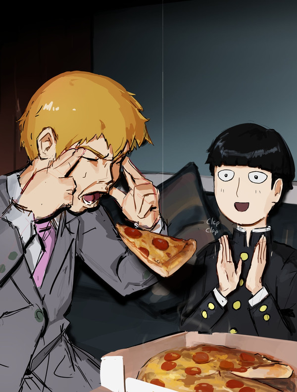 Reigen showing off his new power