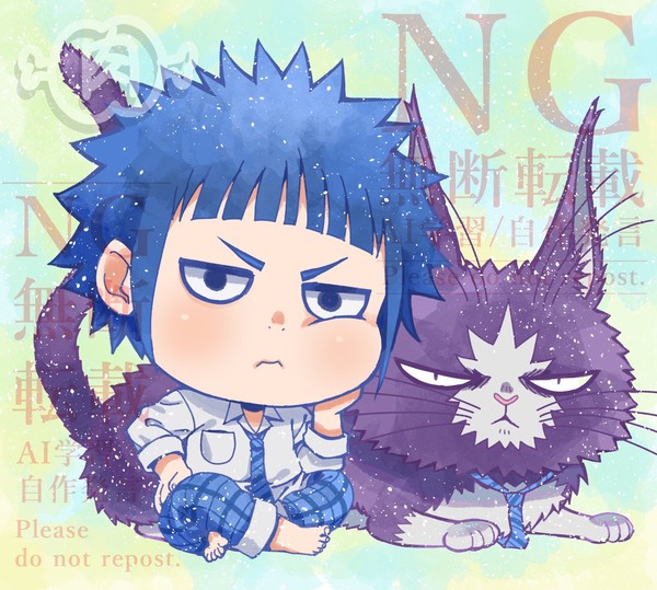 もちもちほっぺの梗ちゃんとナベシマ