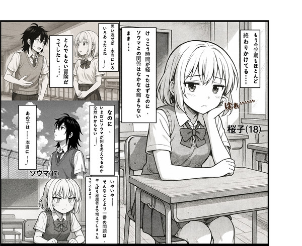 中二病 弟 漫画 1話:「弟にハーレムなんて作らせるもんか!」