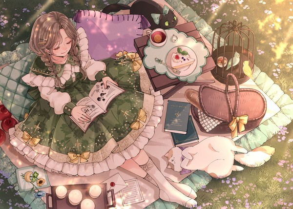 夕暮れ時のピクニック - 1/1