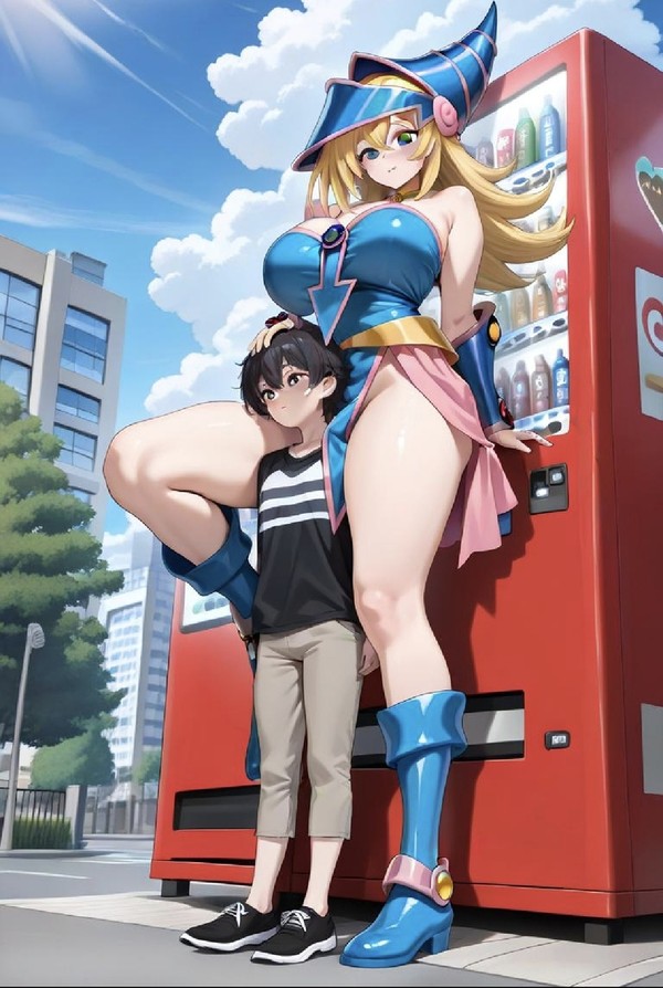 背が高いブラックマジシャンガールお姉ちゃん