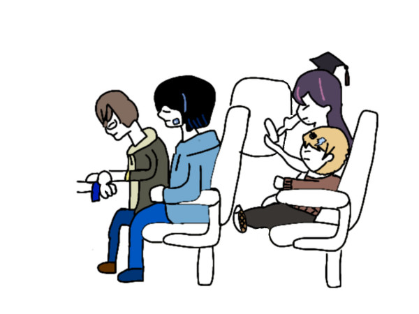 新幹線で後ろの子供に席蹴られるあーずかいさん
