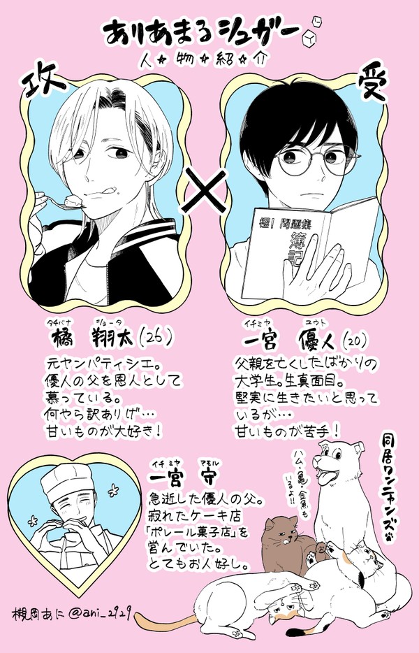 「ありあまるシュガー」コミックスのお知らせ