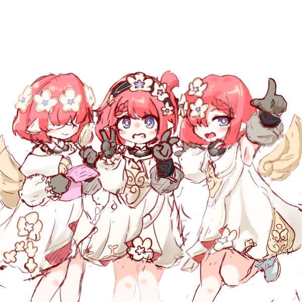 みんな一緒であたちたち