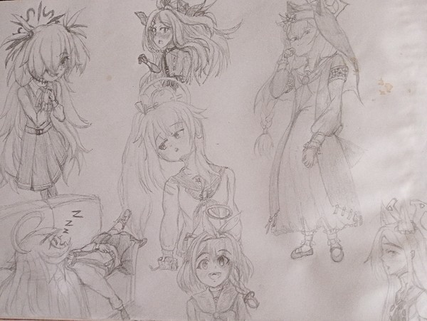 Draw some Blue Archive character