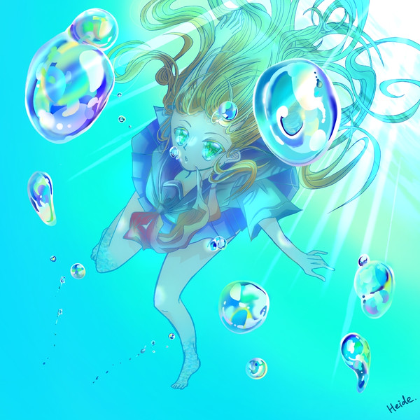 少女×海