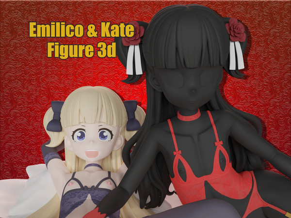 Emilico and kate lewd figure