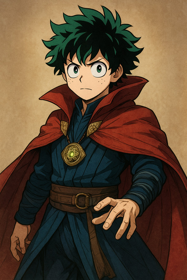 Izuku Midoriya hechicero supremo