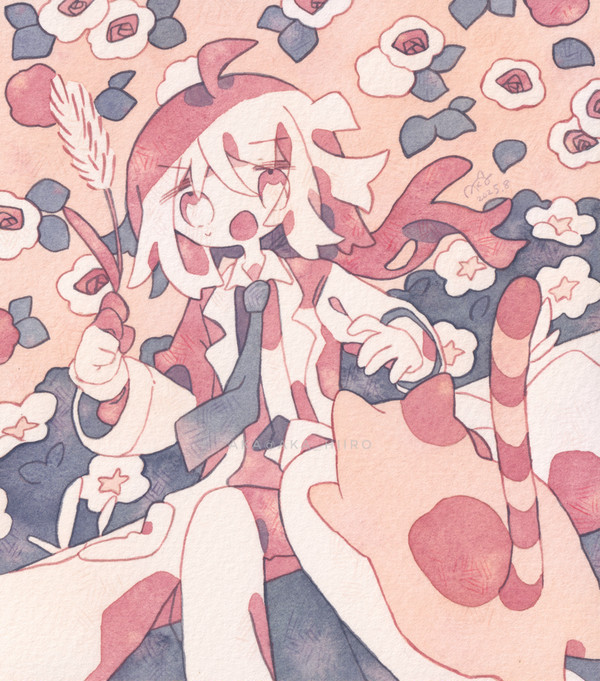 「白衣とねこ 01」