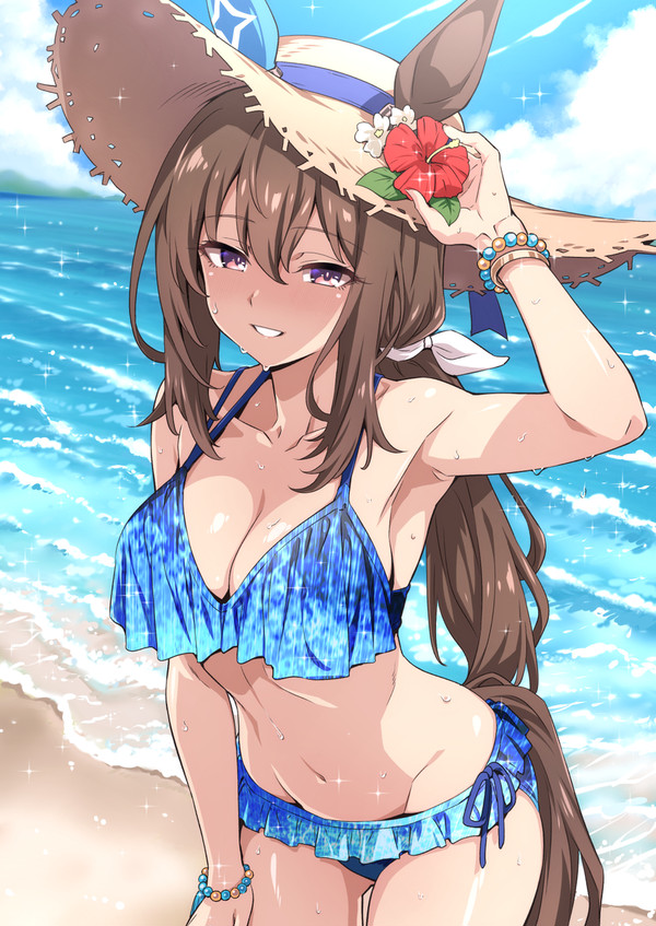 バカンス中のアヤベさん
