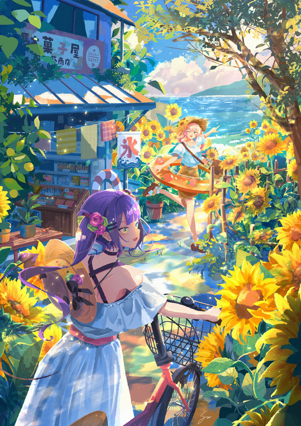 潮風と夏の香り