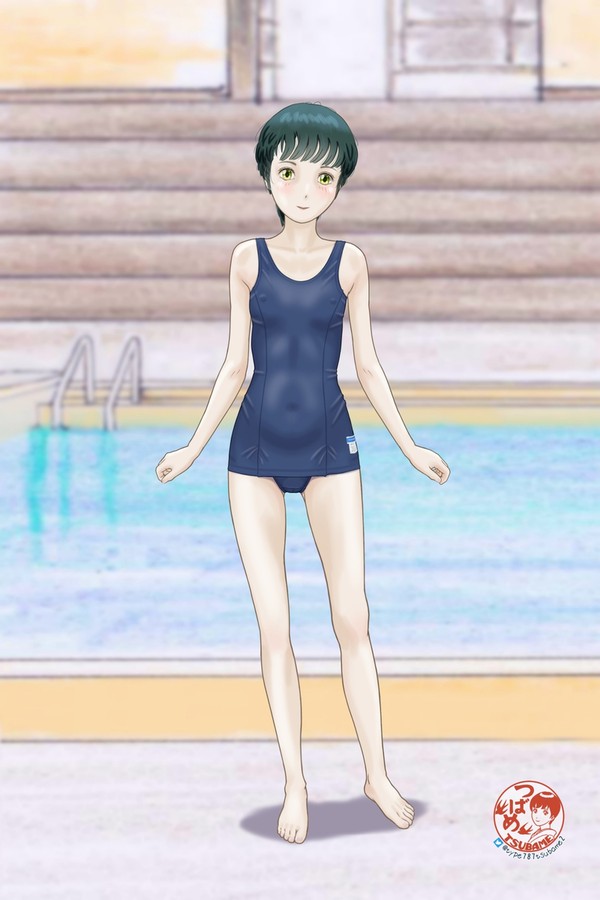 だれもいないプールサイド