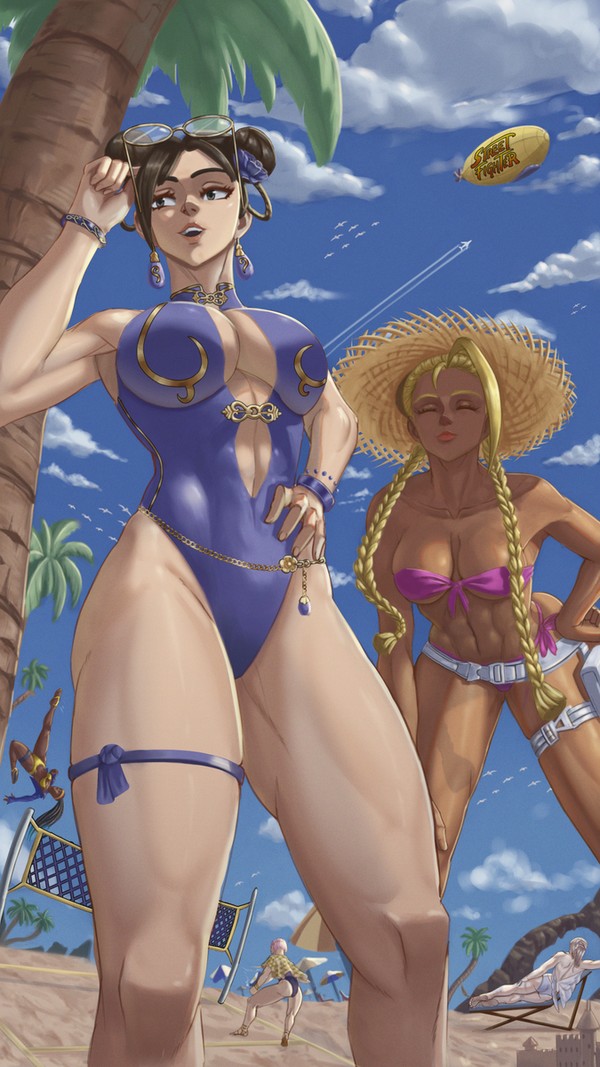 Summer Chun-li & Cammy