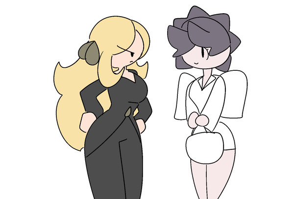 Cynthia and Diantha Wedgie
