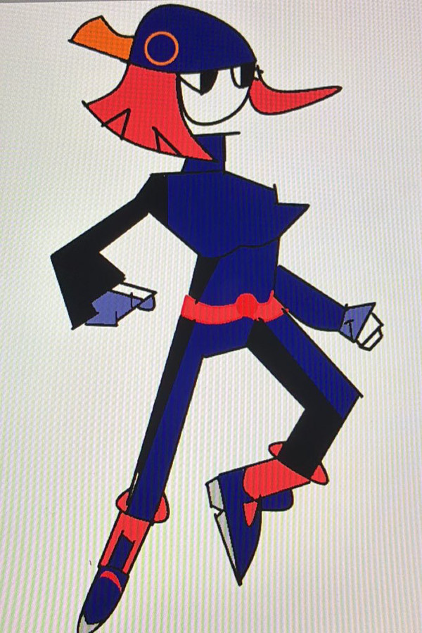 図形絵で描いたFNFキャラクター