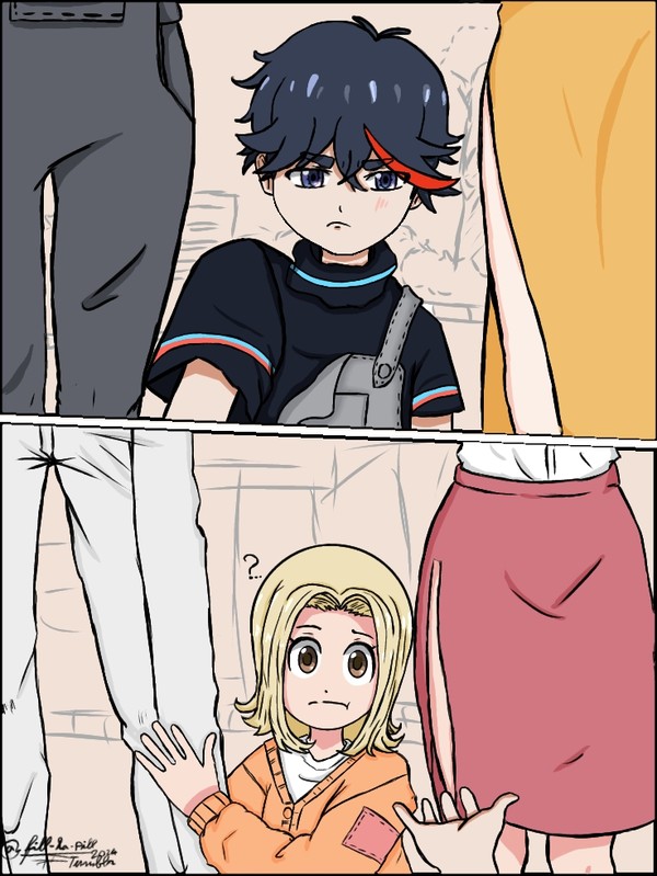 ryuko x satsuki/mako x gamagori
