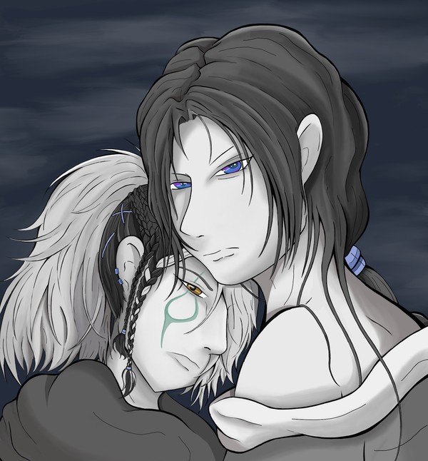 Mitsuhide and Motochika