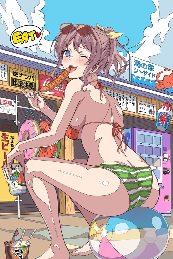 海の家と沙綾