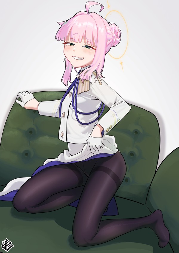 黒タイツを見せつけてくるカヤ