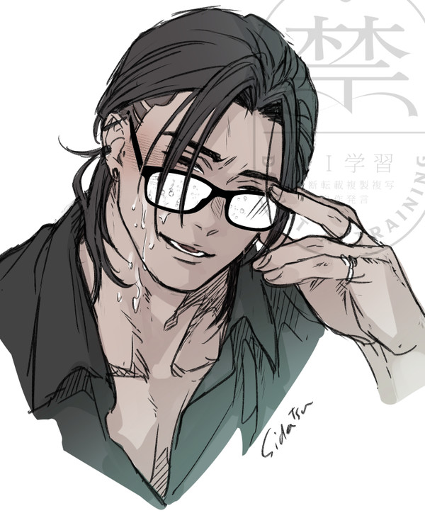 久遠さん胡詠君らくがき