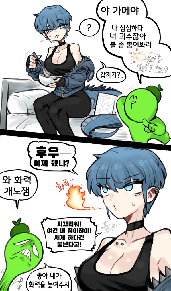 불 뿜는 가메챤 - 1/3