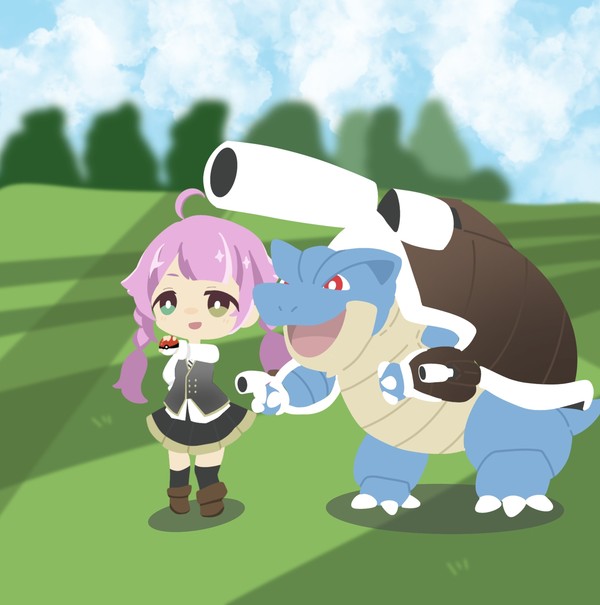 ポケモントレーナーの監督生ちゃん＋メガカメックス