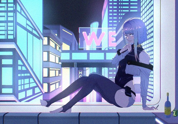 Lucy from cyber punk