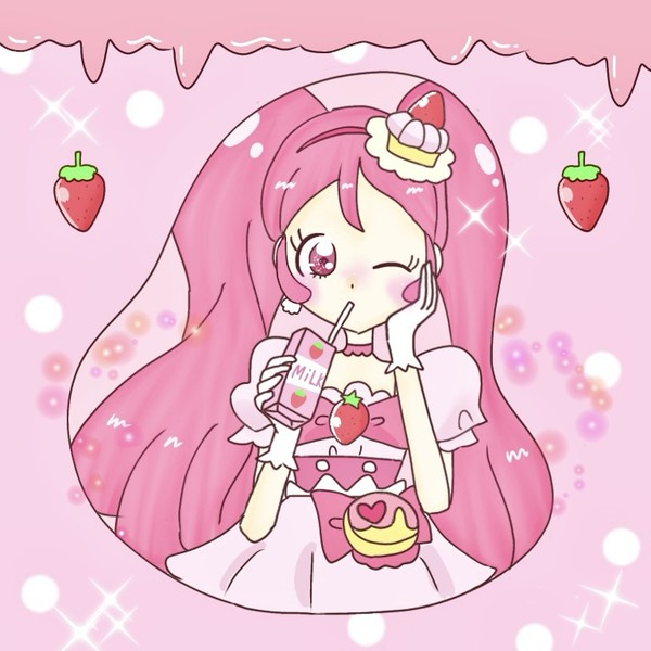 キュアホイップ×いちごミルク
