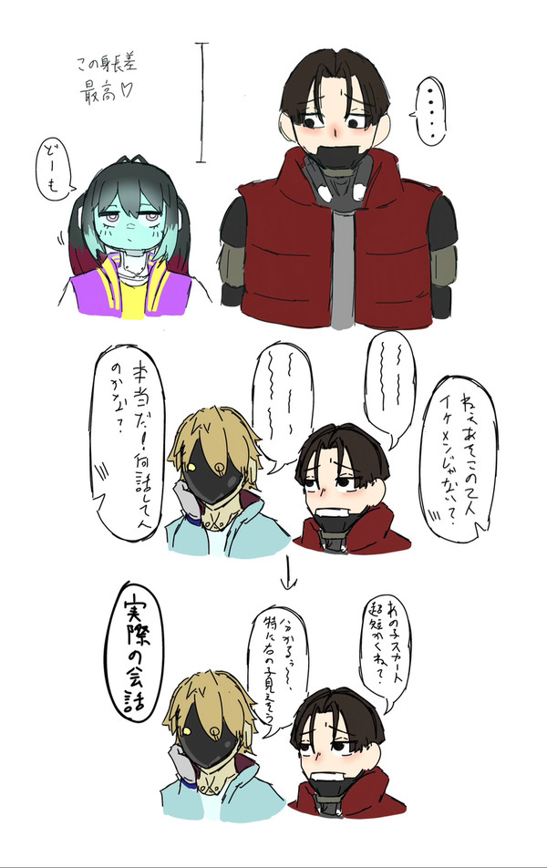ミルサブの落書き