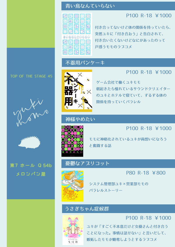 イケハニおしながき