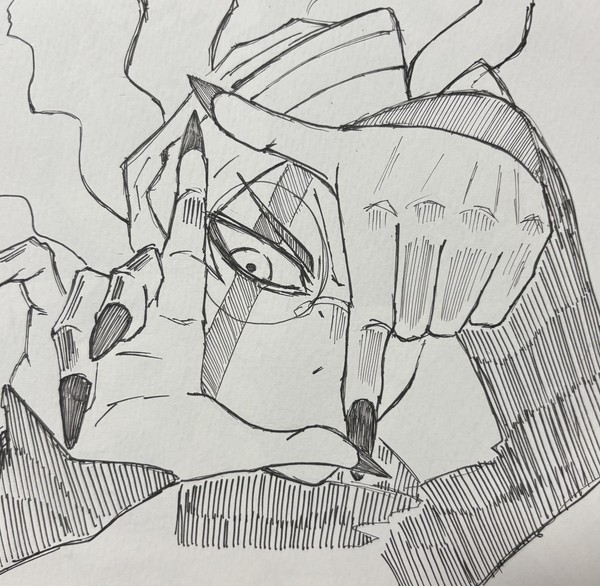 ダンダダン落書き