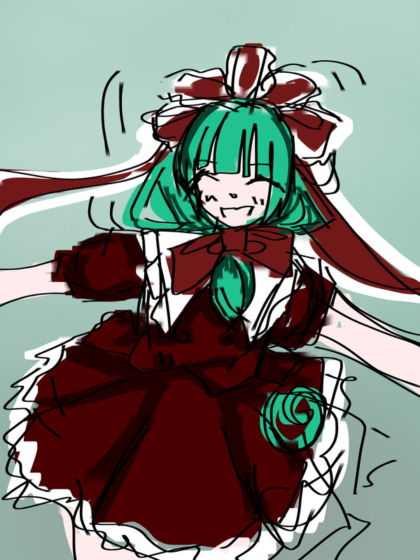 落書き 鍵山雛