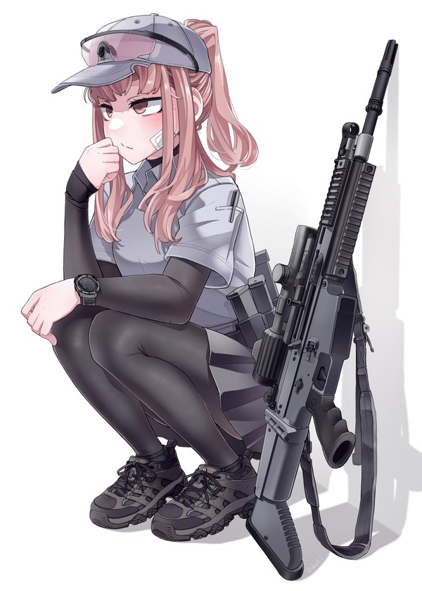 尾鷲ナギとSCAR-H