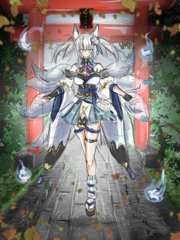 その昔、かの神社にて。
