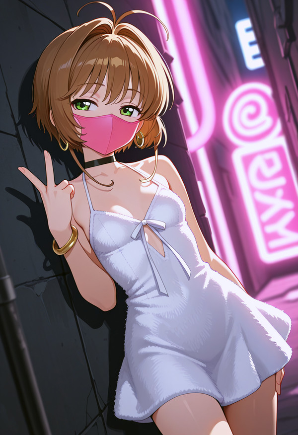 Sakura-chan is working tonight