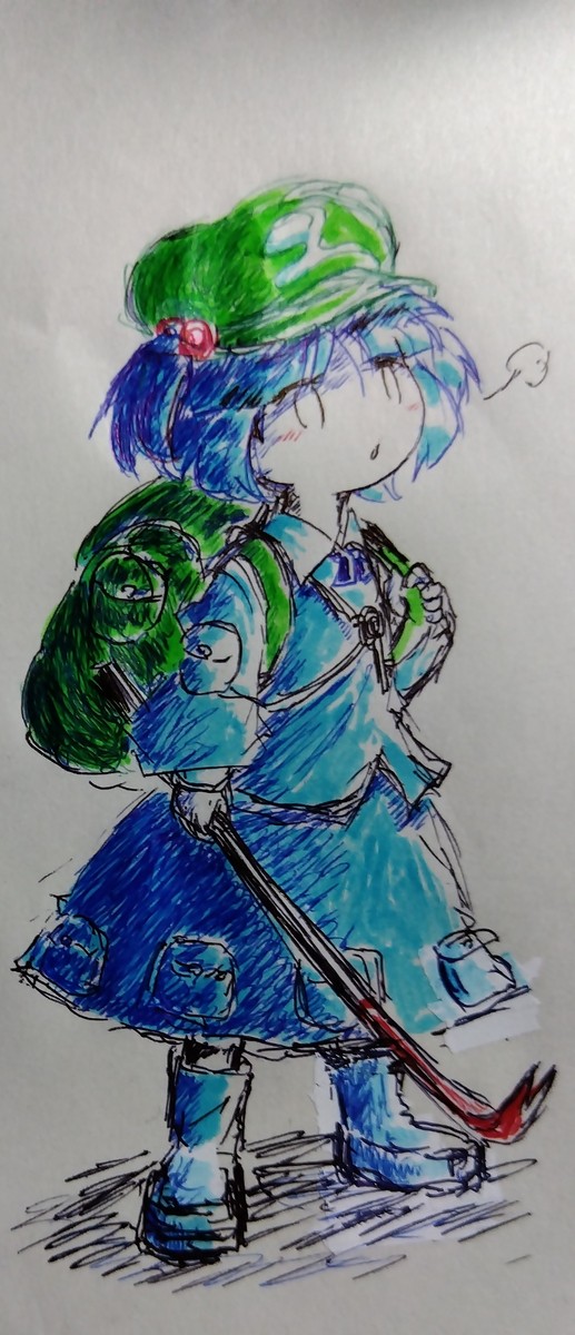 三色ボールペン東方