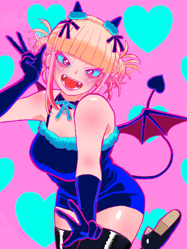 トガちゃん悪魔コス