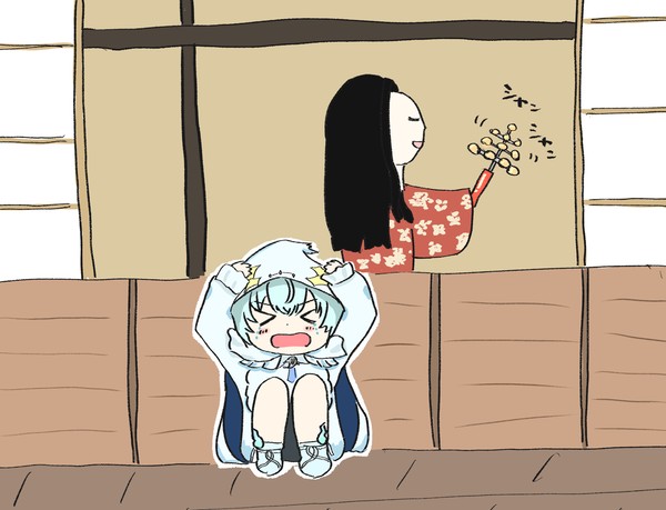 影牢をプレイするしのちゃん