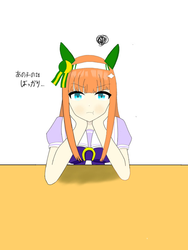 かなり前に描いたサイレンススズカ