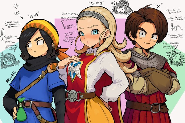 DQ10の剣使い • Sword Users in DQ10