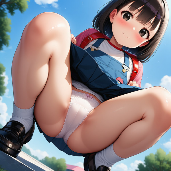 ほんとにパンツ見るの好きだね///