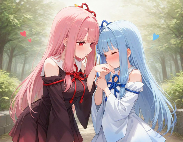 kissing hand