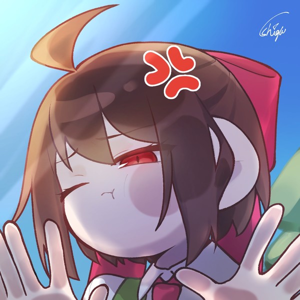 【むにゅっとしてるロレインさん】