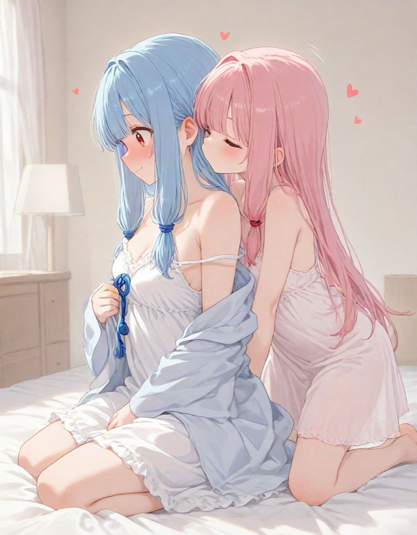 kissing back