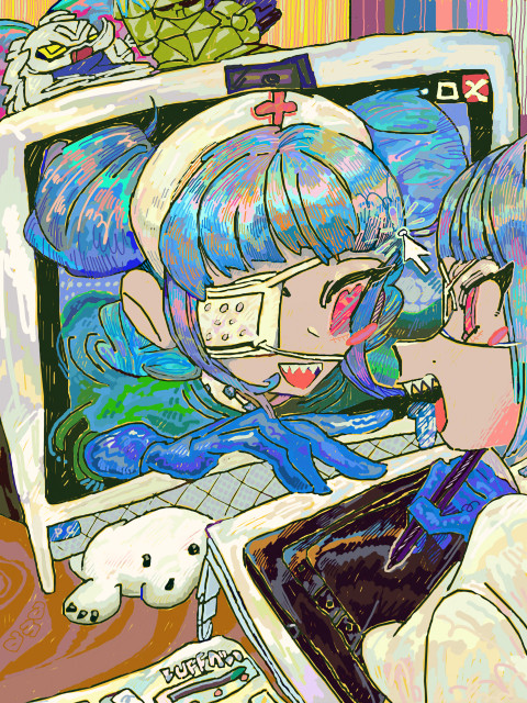 パソコンからこんにちは