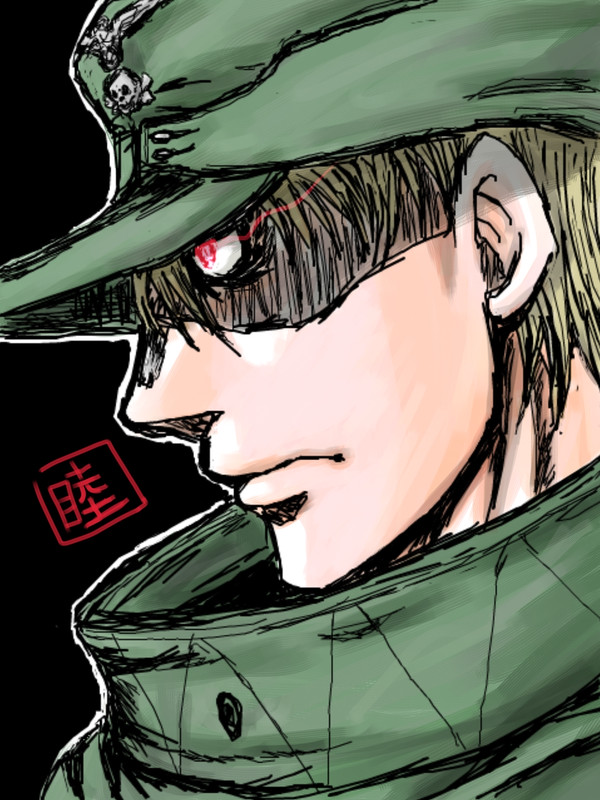 昔の線画を塗り絵しました