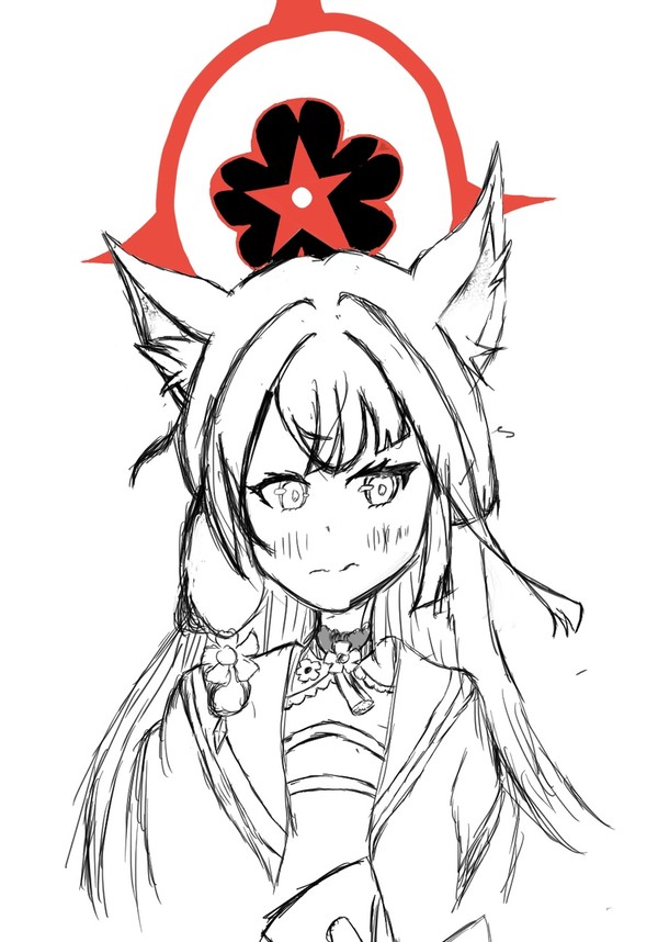 狐坂ワカモ【お絵描き】
