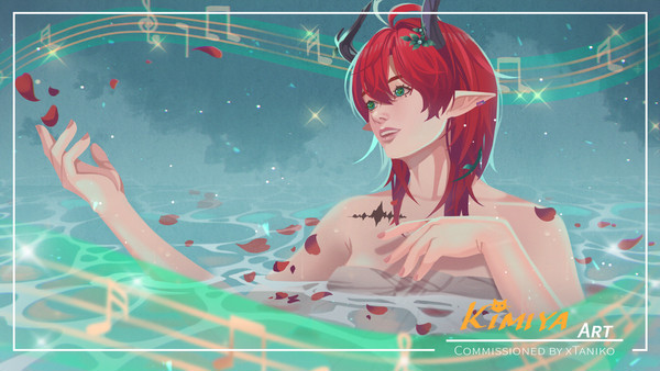 Wuwa - Taking a dip [Comm]