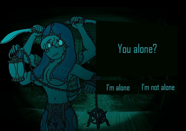You alone？